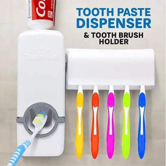 Toothbrush Holder Toothpaste Dispenser Set Toothpaste Squeezer